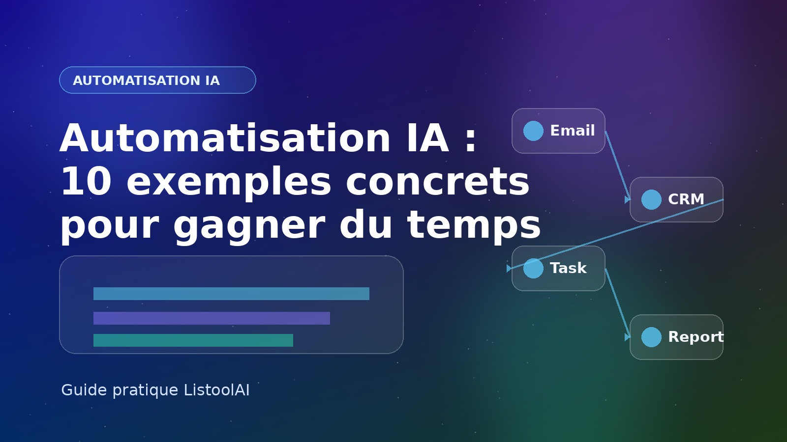 Automatisation IA : 10 exemples concrets pour gagner du temps chaque jour