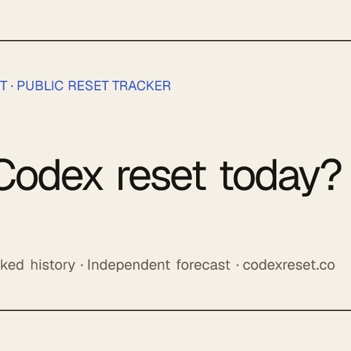 Logo Codex Reset